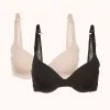 Wearlively The T-Shirt Bra Bundle: Jet Black/Toasted Almond 1 Wearlively The T-Shirt Bra Bundle: Jet Black/Toasted Almond