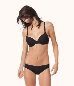 Wearlively The T-Shirt Bra Bundle: Jet Black/Toasted Almond