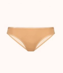 Wearlively The Nude Mesh Back Bikini Bundle: Toasted Almond/Warm Oak/Umber