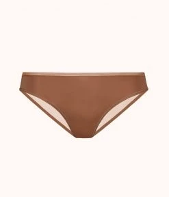Wearlively The Nude Mesh Back Bikini Bundle: Toasted Almond/Warm Oak/Umber
