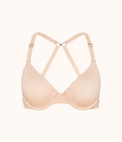 Wearlively The All-Day T-Shirt Bra Trio: Heather Gray/Jet Black/Toasted Almond Bras