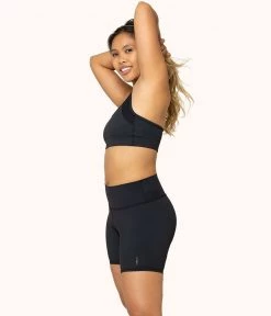 Wearlively The Active Bike Short: Jet Black