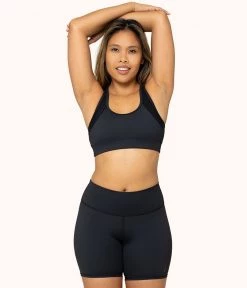 Wearlively The Active Racerback Bra: Jet Black