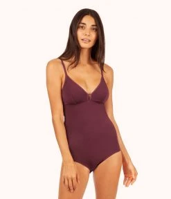 Wearlively The All-Day Bodysuit: Plum Categories