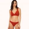 Wearlively The All-Day Plunge Bralette: Burnt Orange