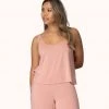 Wearlively The All-Day Scoop Tank: Shell Pink
