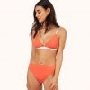 Wearlively The Bralette: Coral/White