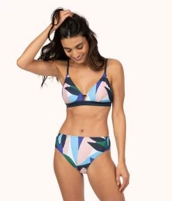 Wearlively The Bralette - Print: Retro Floral