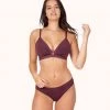 Wearlively The Busty Bralette: Plum Bras