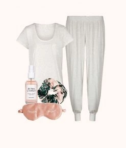 Wearlively Categories The Casual Comfort Jogger Kit: Heathered Oat