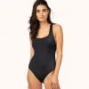 Wearlively The Crossback One Piece: Jet Black 1 Wearlively The Crossback One Piece: Jet Black