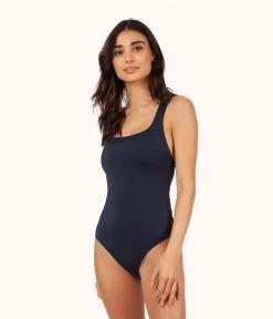 Wearlively Categories The Crossback One Piece: Navy