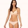 Wearlively The Lace No-Wire Push-Up: Toasted Almond 1 Wearlively The Lace No-Wire Push-Up: Toasted Almond