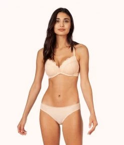 Wearlively The Lace No-Wire Push-Up: Toasted Almond