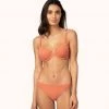 Wearlively The Lace T-Shirt Bra: Terracotta Bras