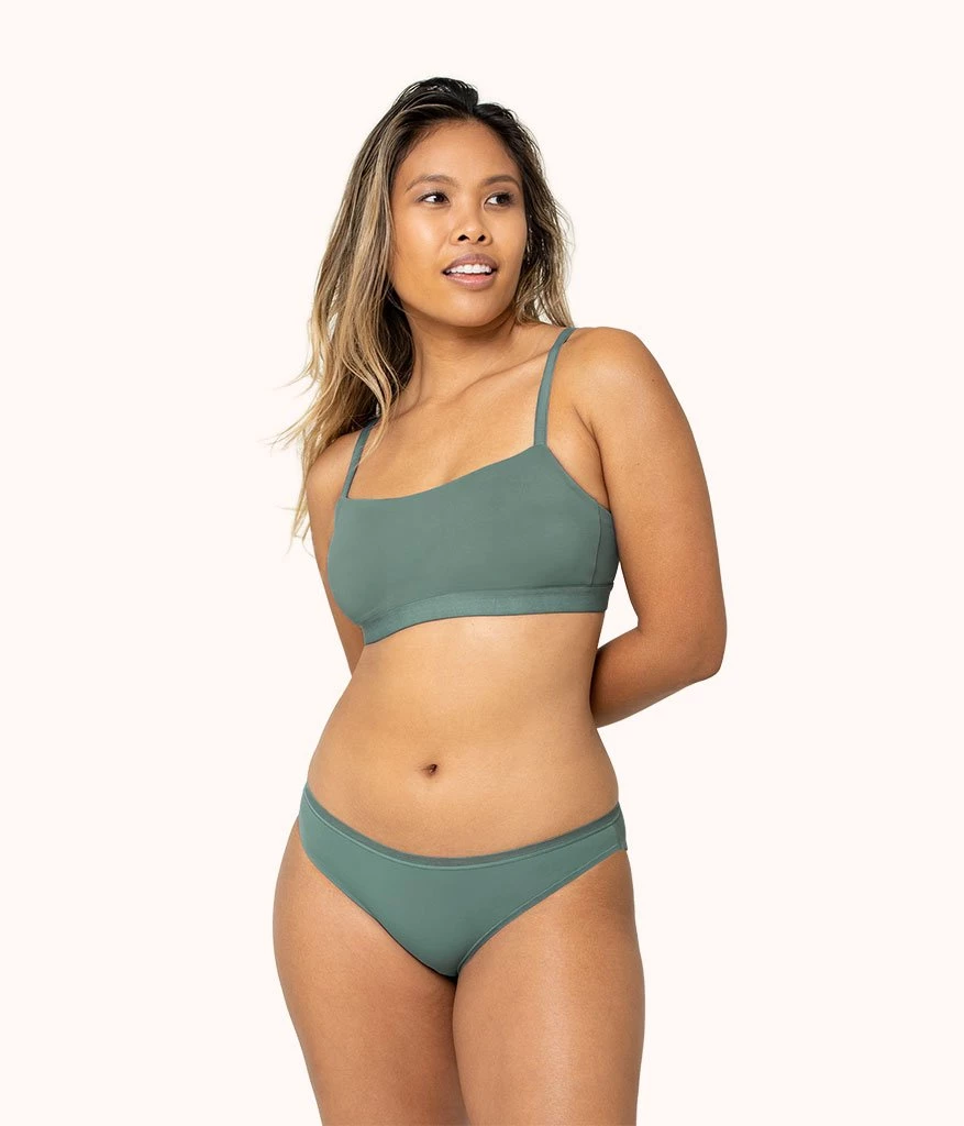 Wearlively Categories The Mesh Back Bikini: Harbor Green 4 Wearlively Categories The Mesh Back Bikini: Harbor Green