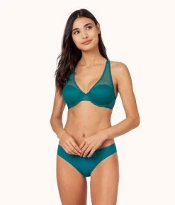 Wearlively The Mesh Back Bikini: Rich Teal Categories
