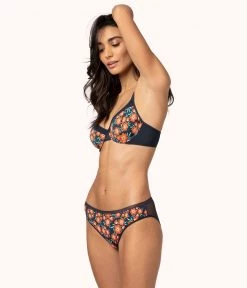 Wearlively The Mesh Back Bikini - Print: Poppy Floral