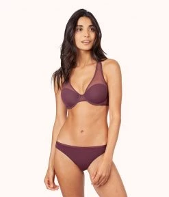 Wearlively The No Show Thong: Plum Categories
