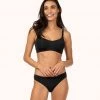 Wearlively The No-Wire Balconette Bra: Jet Black