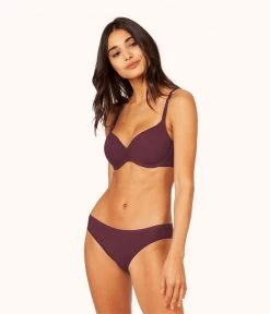 Wearlively The No-Wire Push-Up: Plum