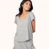 Wearlively Categories The Ribbed Tee: Heather Gray