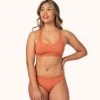 Wearlively The Seamless Racerback Bralette: Terracotta Bras