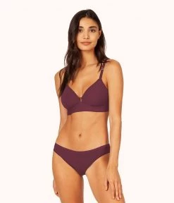 Wearlively The Spacer Bra: Plum Bras