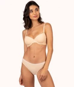 Wearlively The Spacer T-Shirt Bra: Toasted Almond