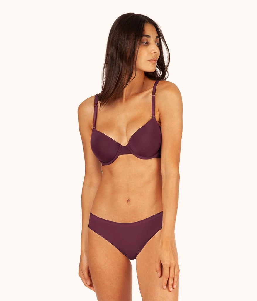 Wearlively The T-Shirt Bra: Plum Bras 3 Wearlively The T-Shirt Bra: Plum Bras