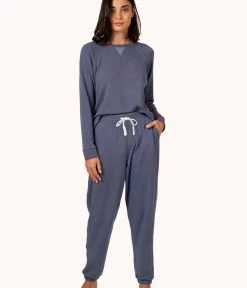 Wearlively The Terry-Soft Jogger Set Bundle: Deep Sky