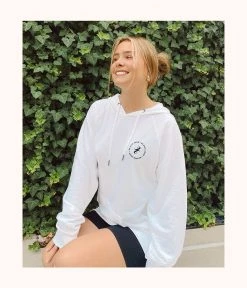 Wearlively The Be Back Soon Hoodie: White Categories