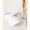 Wearlively The LIVELY Crew Visor: White Categories