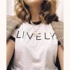 Wearlively The Crew Tee: White/Black Categories