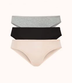 Wearlively Categories The All-Day Bikini Bundle: Heather Gray/Jet Black/Toasted Almond