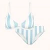 Wearlively Categories The Bralette & High Waist Swim Bundle - Print: Cabana Stripe