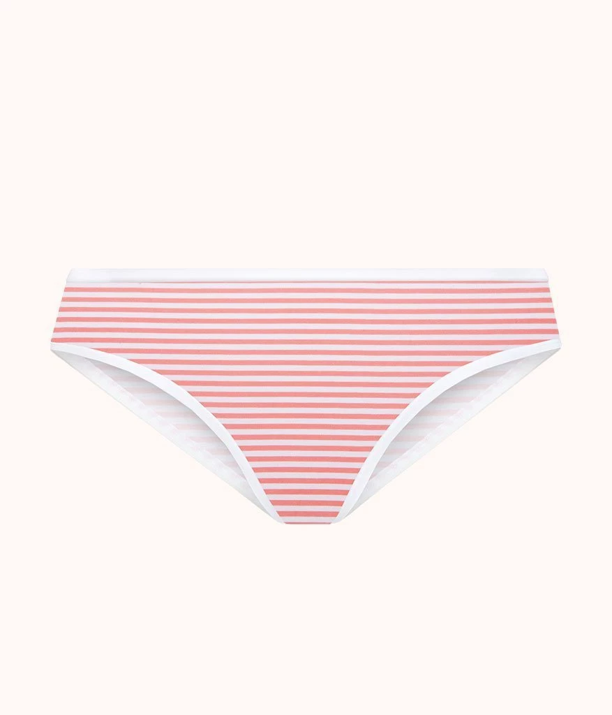 Wearlively Categories The Cotton Bikini: Coral Stripe