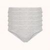 Wearlively Categories The Cotton Bikini 5-Pack: Heather Gray