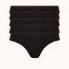 Wearlively The Cotton Thong 5-Pack: Jet Black Categories