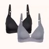 Wearlively The Spacer Bra Bundle: Jet Black/Smoke
