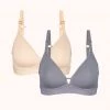 Wearlively Bras The Spacer Bra Bundle: Toasted Almond/Smoke 1 Wearlively Bras The Spacer Bra Bundle: Toasted Almond/Smoke