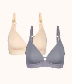Wearlively Bras The Spacer Bra Bundle: Toasted Almond/Smoke