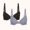 Wearlively The T-Shirt Bra Bundle: Jet Black/Smoke 2 Wearlively The T-Shirt Bra Bundle: Jet Black/Smoke