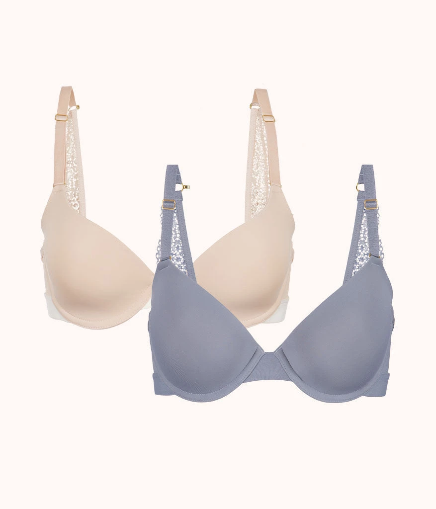 Wearlively The T-Shirt Bra Bundle: Toasted Almond/Smoke 3 Wearlively The T-Shirt Bra Bundle: Toasted Almond/Smoke