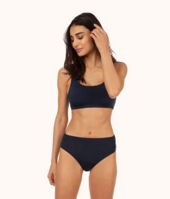 Wearlively The All-You & High Waist Swim Bundle: Navy