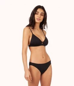 Wearlively The Bralette & Bikini Swim Bundle: Jet Black