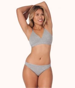 Wearlively The Cotton Thong 5-Pack: Heather Gray Categories