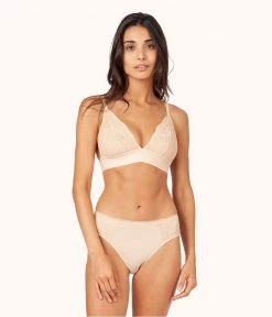 Wearlively The Lace High Waist Bikini 5-Pack: Toasted Almond