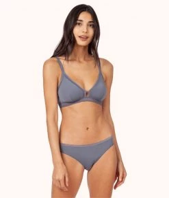 Wearlively The Mesh Trim Bralette Bundle: Jet Black/Smoke Bras