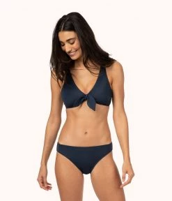 Wearlively The Plunge Bralette & Bikini Swim Bundle: Navy Categories